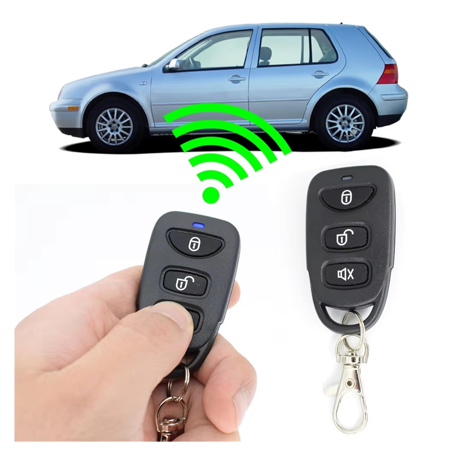 Serratura Attuatore Porta Ingresso Senza Chiave Con Telecomando Per Serratura Per Auto, Kit Chiusura Allarme Con 4 Motori Per Attuatore Serratura Elettrica 12V