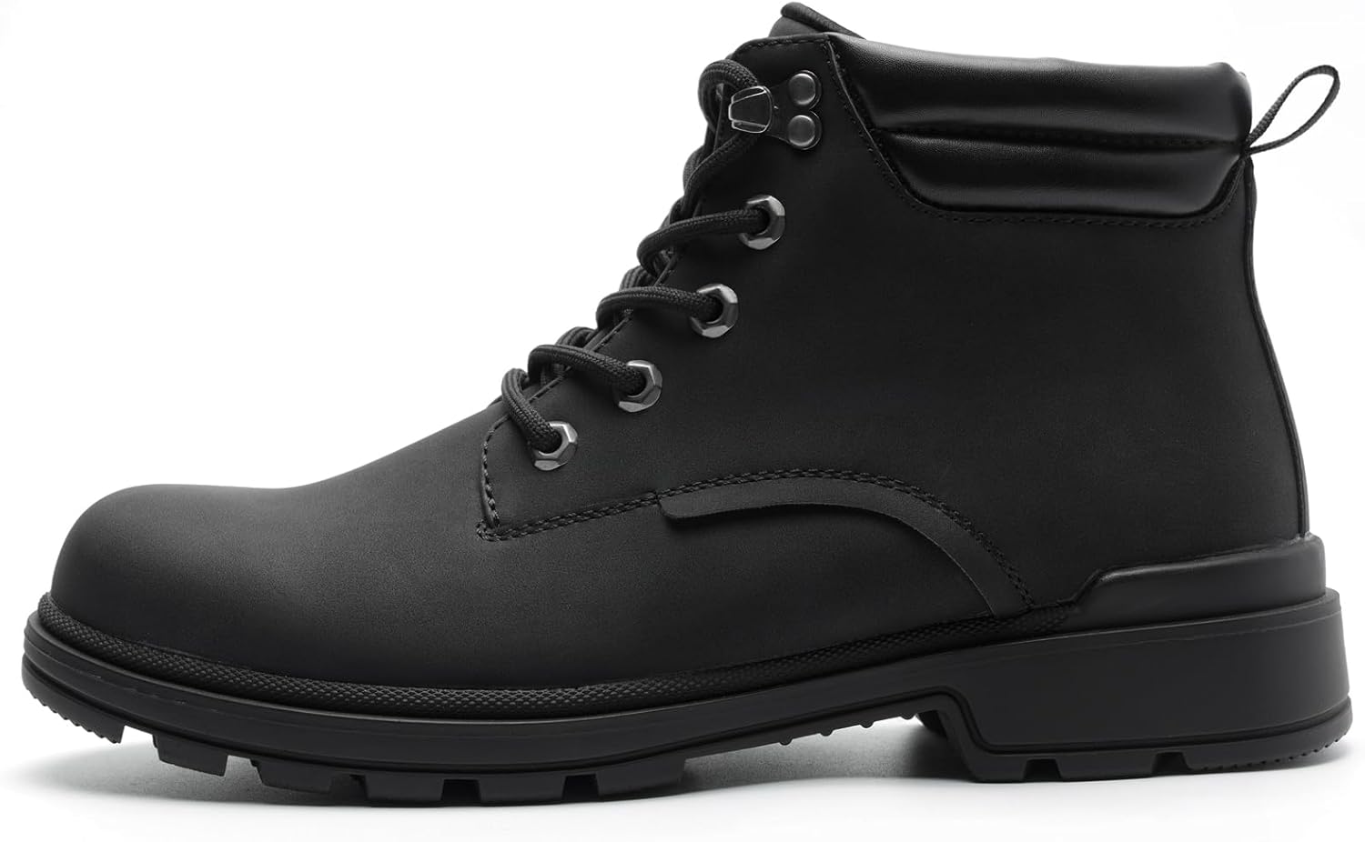 ANJOUFEMME Men's Winter Hiking Boots Waterproof, Anti-Slip Outdoor Climbing Warm Work Trekking Shoes for Men - Image 3