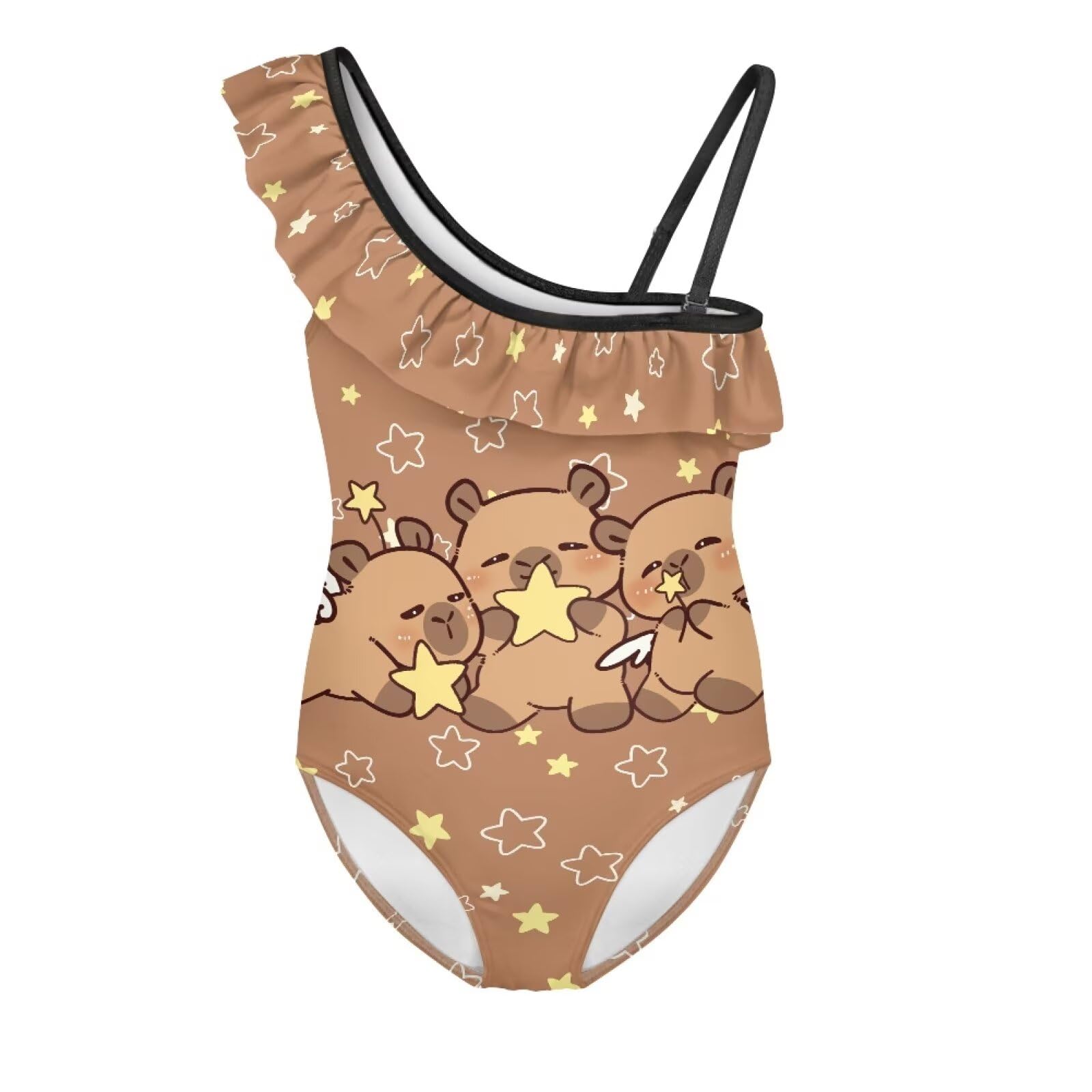 Yzaoxia Girls One Piece Swimsuits Bathing Suit for Kids Swimwear 3-14Y