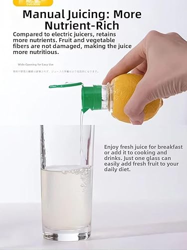 Miniatura 2 de exprimidor de limón, mini exprimidor de limón portátil, (4 piezas) exprimidor manual con filtro, exprimidor de cítricos portátil para
