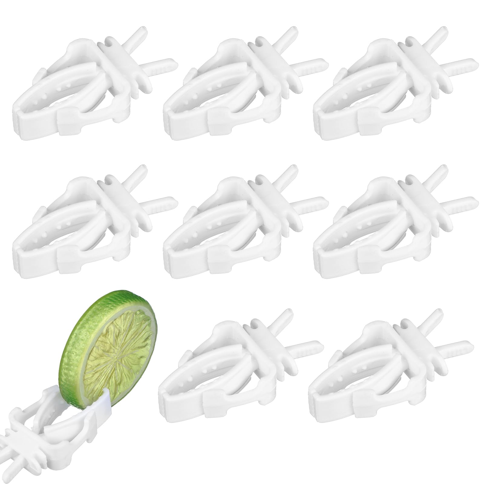 Wellensittich Futterhalter, 8 Stück Vogelkäfig-Futterhalter, Papageien Obst Gemüse Clips, Kunststoff-Vogelkäfig Feeder Clip, Vogelkäfig Zubehör Für Wellensittiche, Sittiche, Nymphensittiche, Kakadu