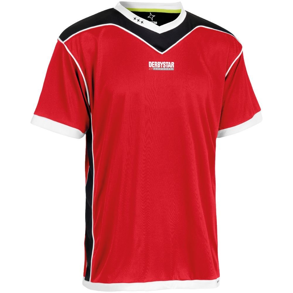 Derbystar Men Brilliant Jersey - Red/Black, X-Large