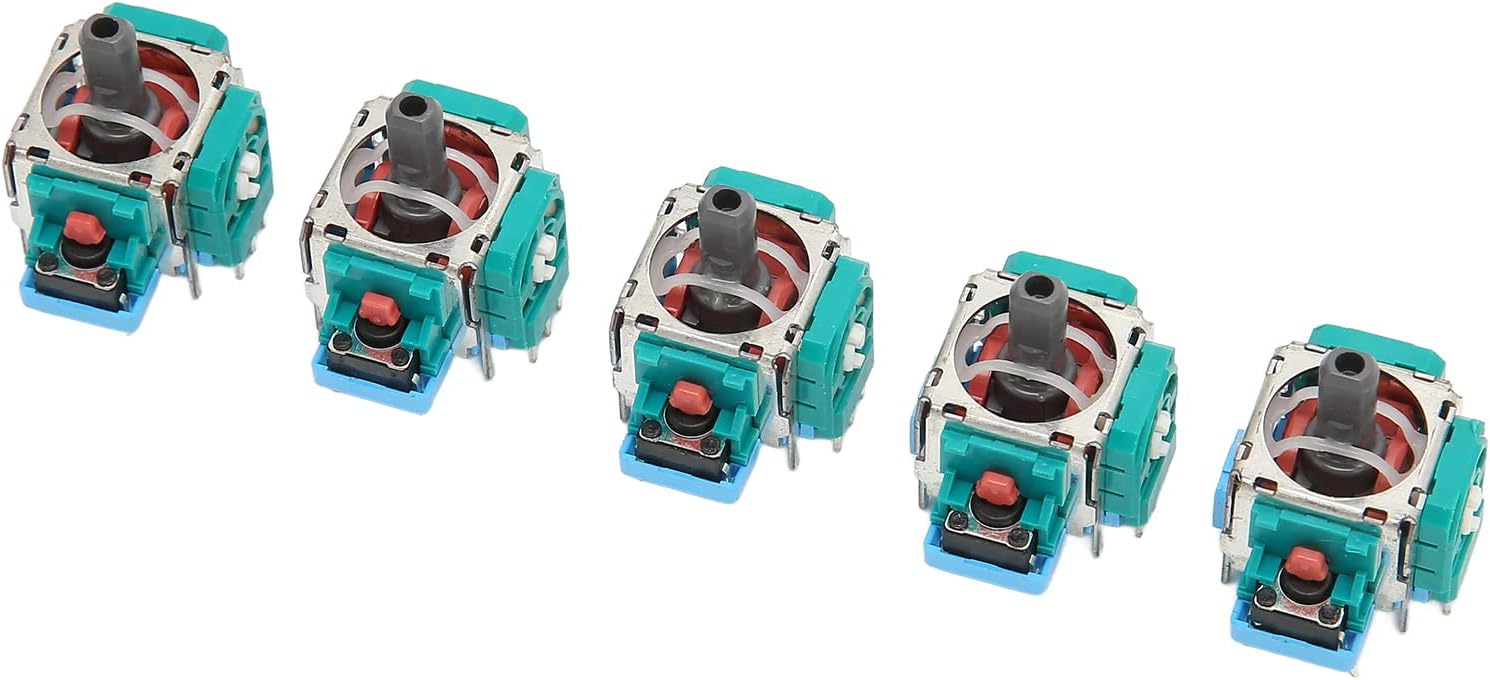 XUMIUZIY 5PCS Replacement Joystick Module Analog Stick for Controller, Compact and Precise Design, Perfect for Gaming Enthusiasts