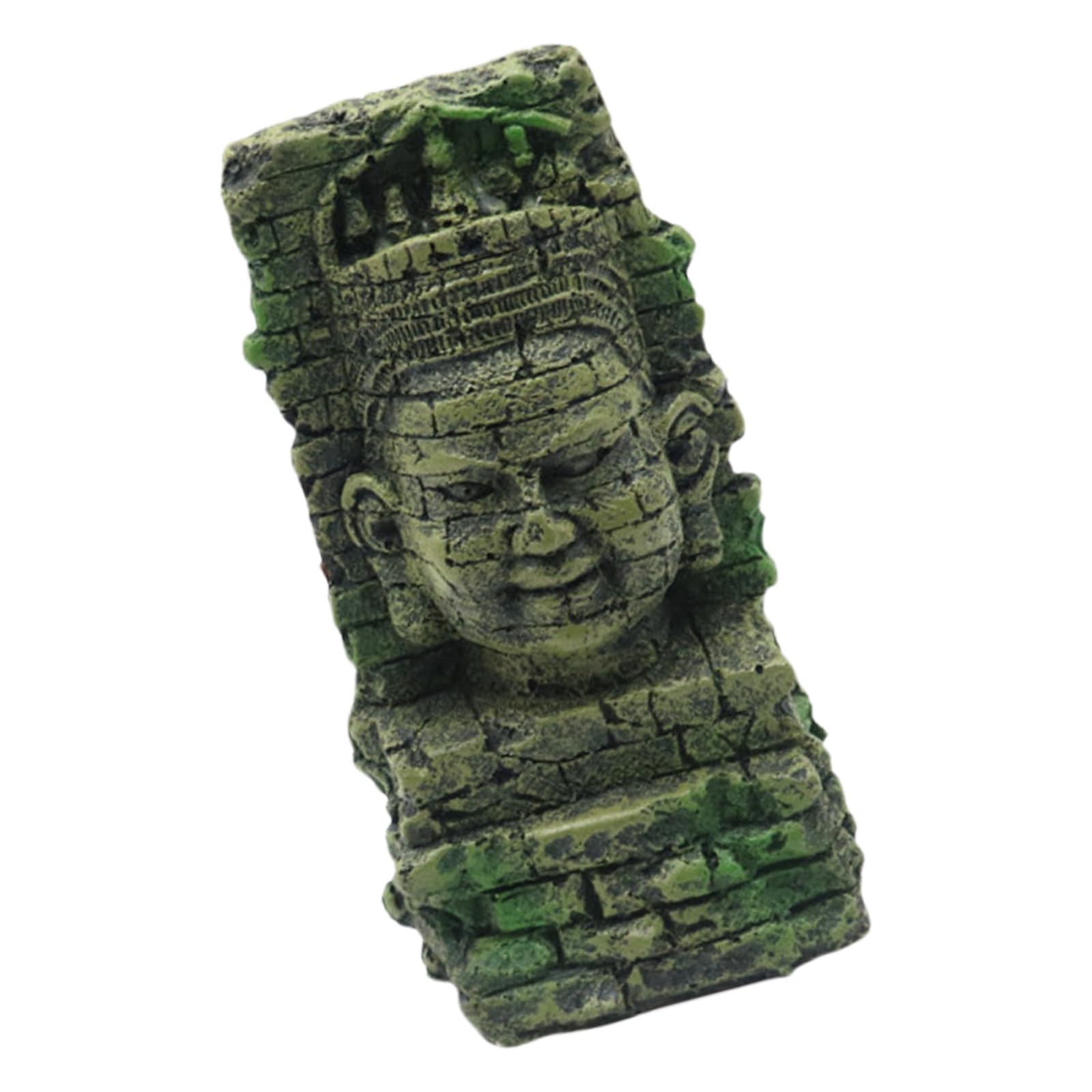 NEWFT Aquariums Landscape Artificial Roman Bust Fish Tanks Landscaping for Shrimp Breeding Landscape Ornaments Craft