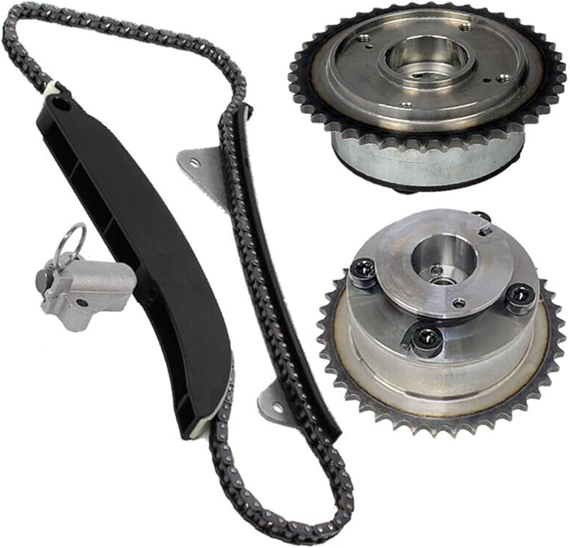 Kit de corrente de comando noptul com tensionador e 2 engrenagens CVVT para Hyundai e Kia 2.0L G4NC – 6 peças