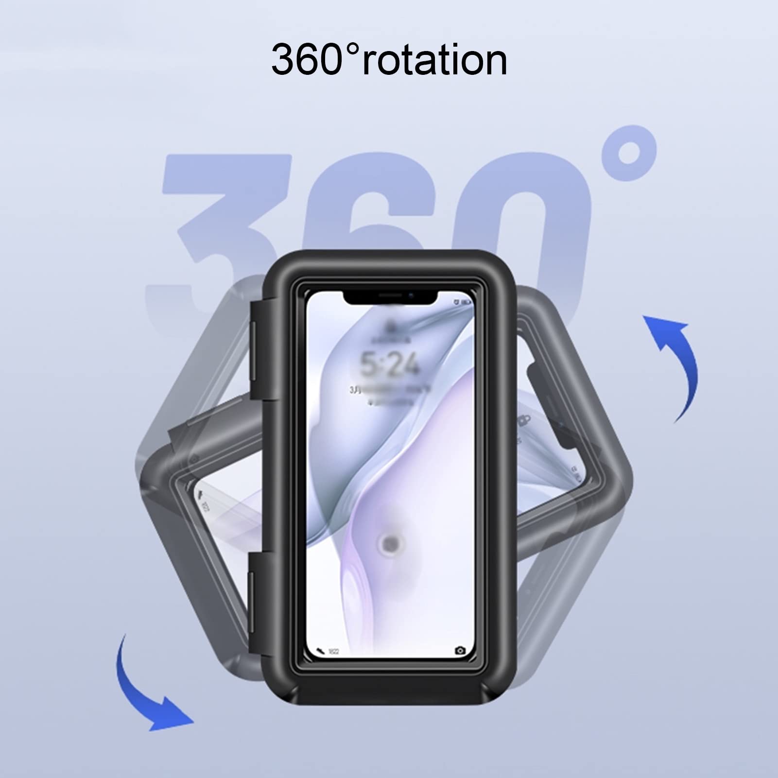 Suporte Telemóvel Moto Soporte GPS Funda Protectora Impermeable para Teléfono De Bicicleta Y Motocicleta Bolsa para Patinetes Soporte para Funda Móvil
