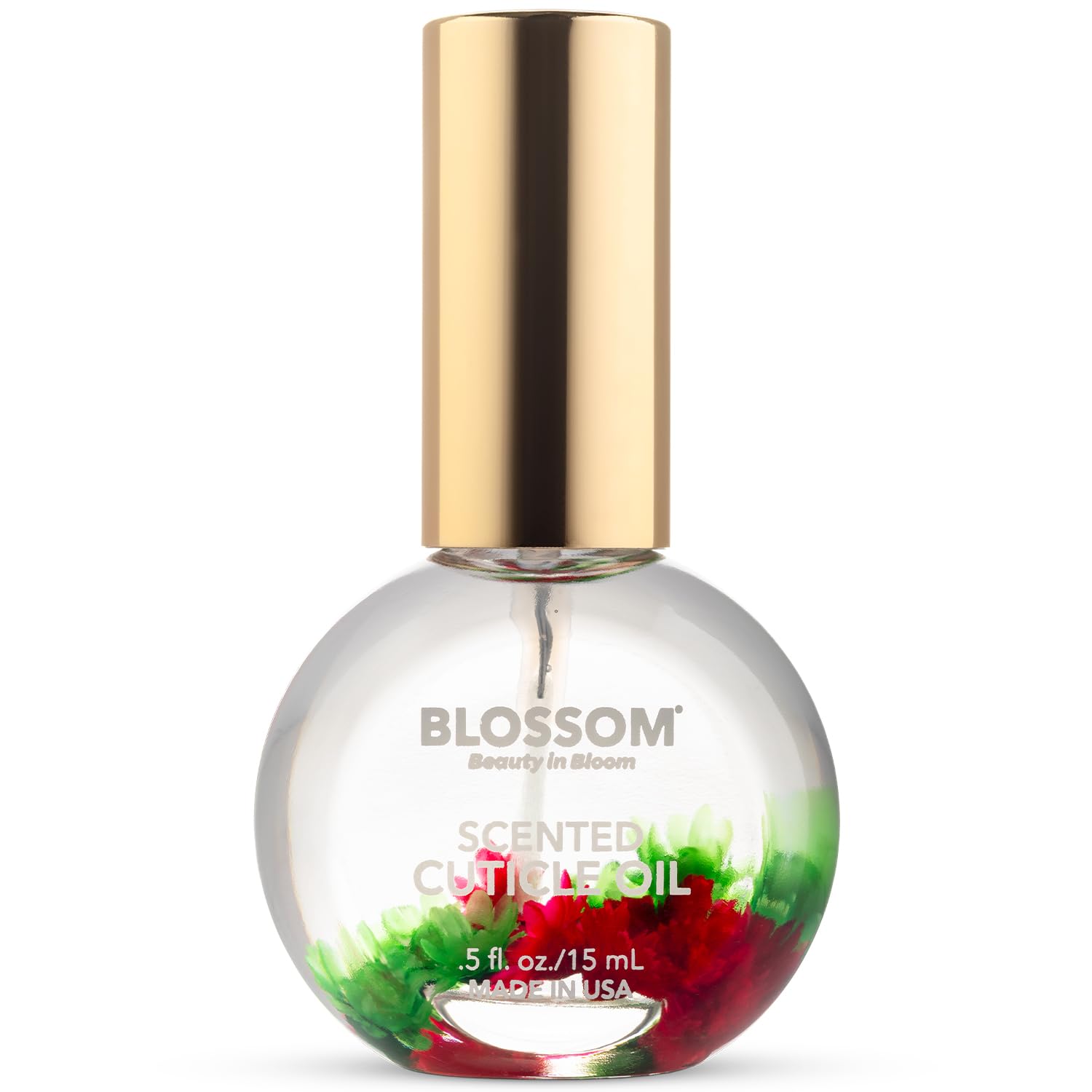 Blossom Cuticle Oil for Nails, Hydrating, Moisturizing, Scented Nail Oil Cuticle Care, Infused with Real Flowers, Made in USA, 0.5 fl. oz, Amazon Exclusive, Watermelon