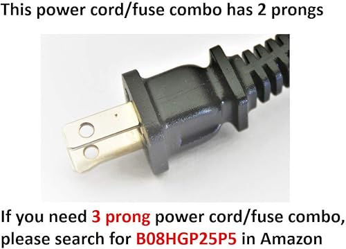 Miniatura 6 de [Listado UL] GJS Gourmet - Combo de fusible de cable de alimentación de 2 clavijas compatible con Instant Pot LUX Mini, LUX50, LUX60 LUX Blue y