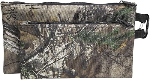Miniatura 5 de Klein Tools 55560 Bolsas con cremallera, las bolsas de camuflaje son de 12.5 y 10 pulgadas, camuflaje de tejido balístico 1680d de 2 piezas