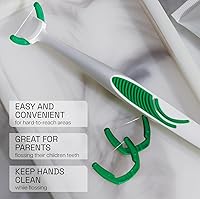 Vista 6 de Listerine Ultraclean Access Flossers Disposable Heads Fresh Mint Crystals 28 Each (Pack of 3)