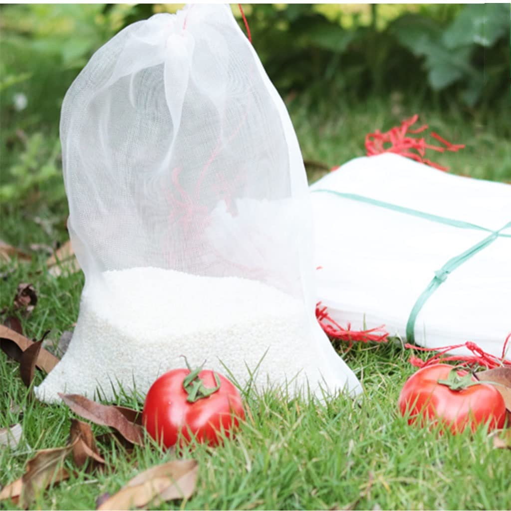 50 Bolsas De Barrera For Frutas, Bolsas De Protección De UVA For Frutas, Verduras, Uvas, Bolsa De Malla contra Insectos, Impermeable, Control De Plagas, Jardín Antipájaros (Size : 55x35cm)