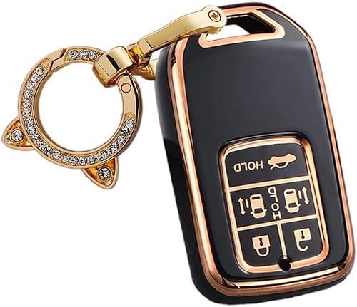Miniatura 4 de ontto Funda para llavero de 5 botones para Honda New Elysion Odyssey 2022, protección completa, funda inteligente para llave de automóvil, color