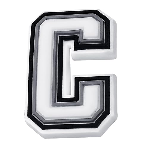 Fannoday Shoe Letter Charms, Shoe Single Letter DIY Decoration Charms Alphabet Accessories for Sandals with Boys and Girls Women Teens Adults Party Gift Favors - C-Single Letter