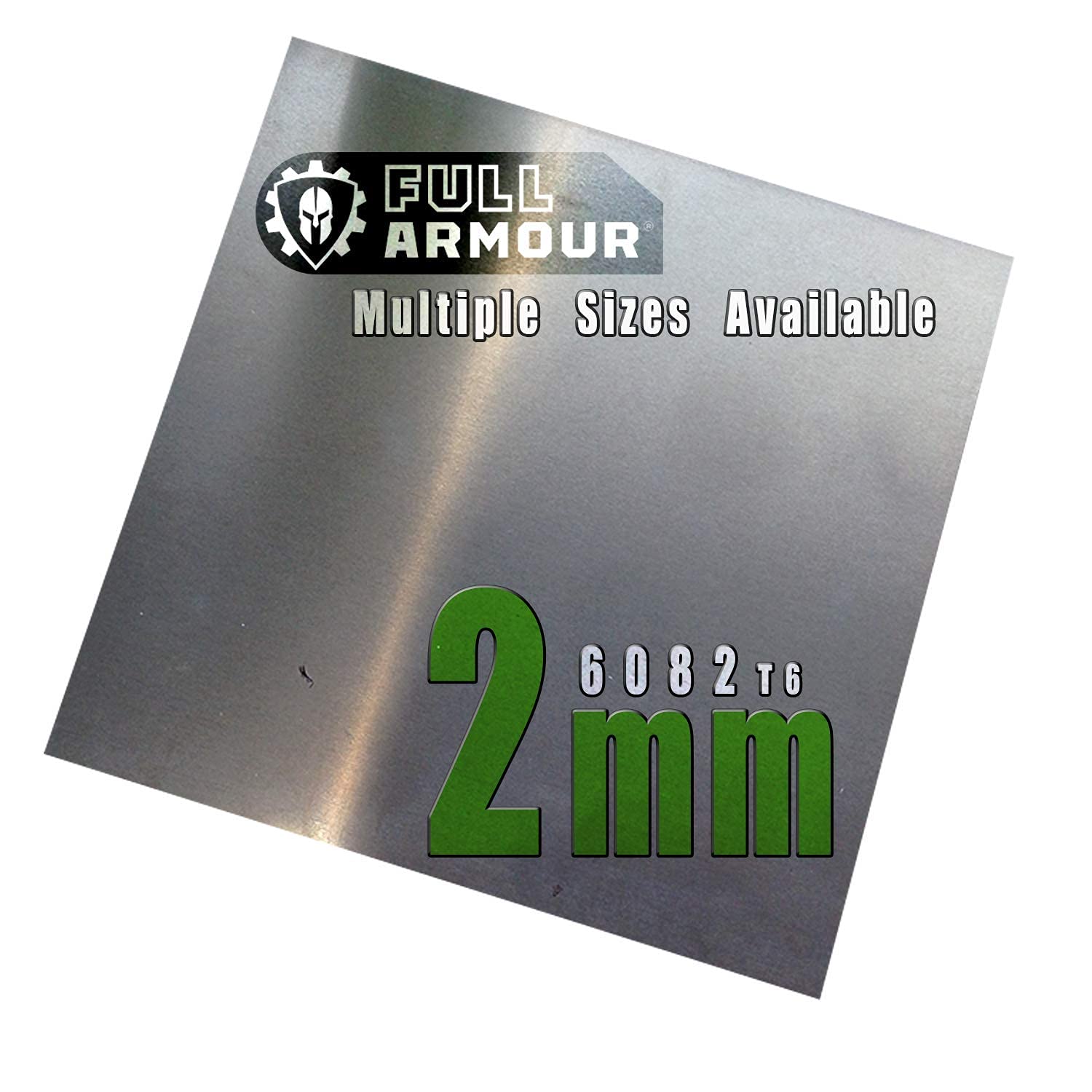 2mm Aluminium Sheet Plate - Grade 6082 T6 (300mm x 300mm)