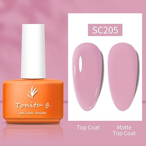 Miniatura 2 de Esmalte de uñas de gel, 30 colores, 0.2 fl oz, blanco brillante, negro, colores para remojar las uñas UV LED, todas las estaciones, salón de