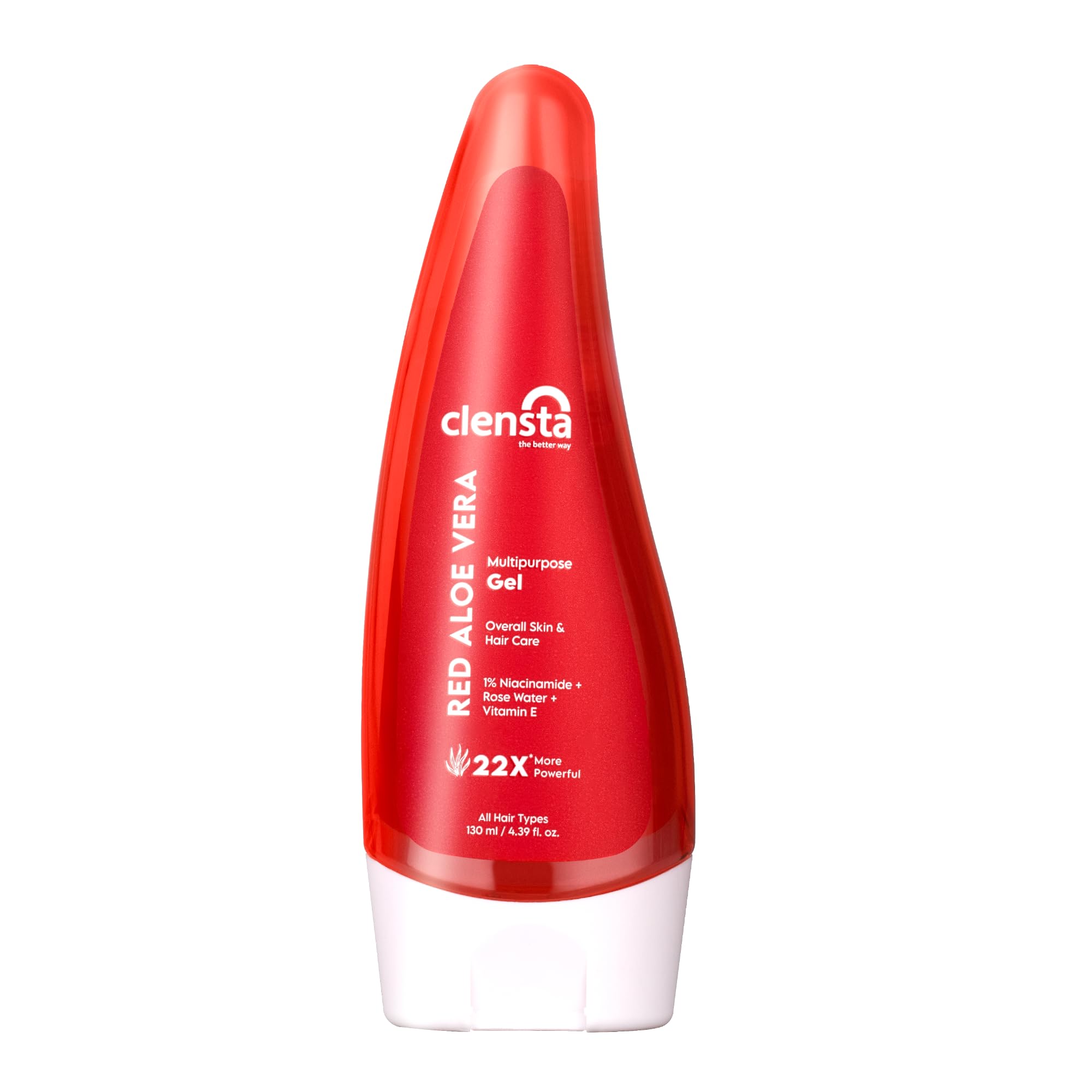 Clensta Red Aloe Vera Gel 22X More Powerful Than Normal Aloe Vera For Skin  And Hair