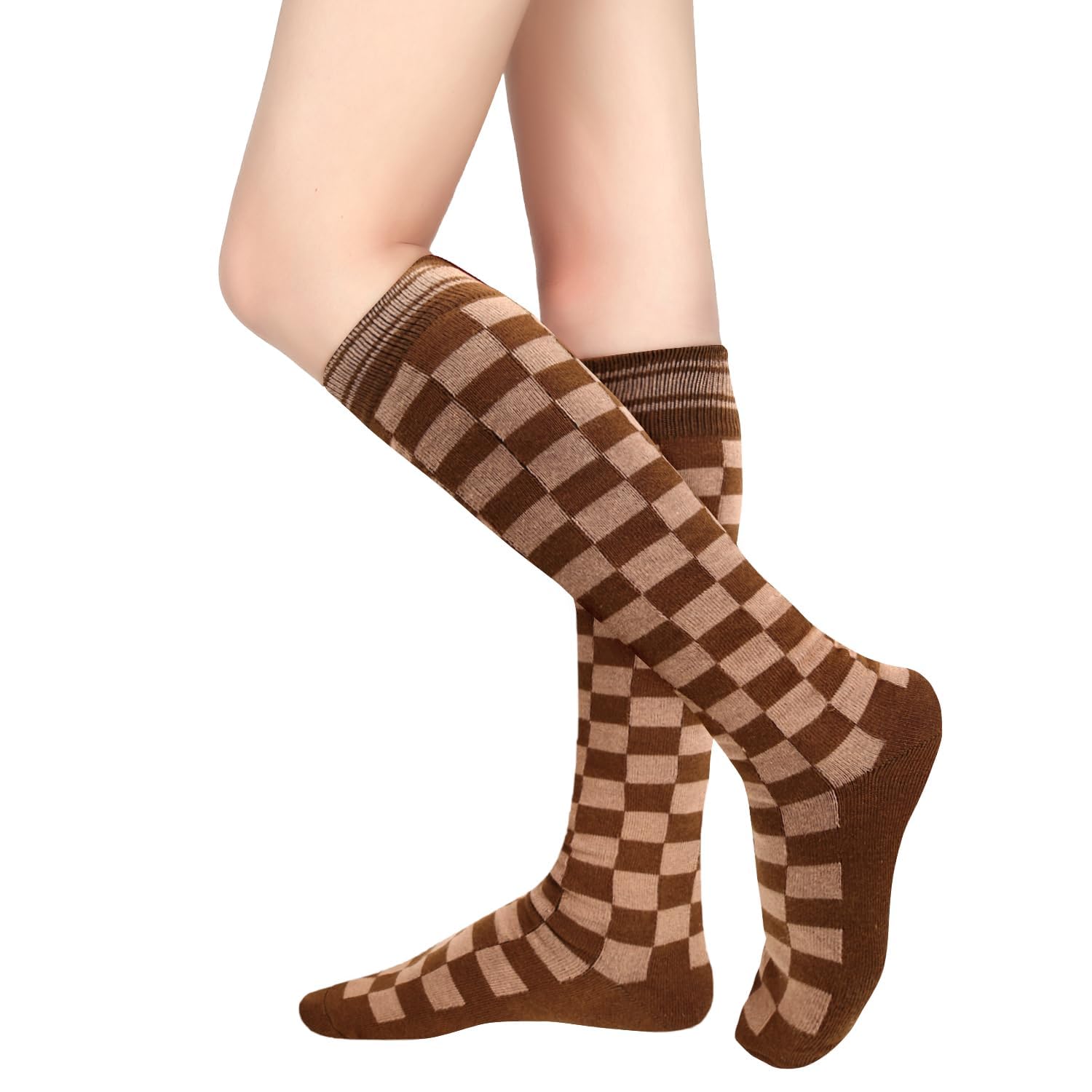 Benefeet Sox Knee High Socks for Women Girls Patterned Long Tube Socks Athletic Casual Cotton Stockings