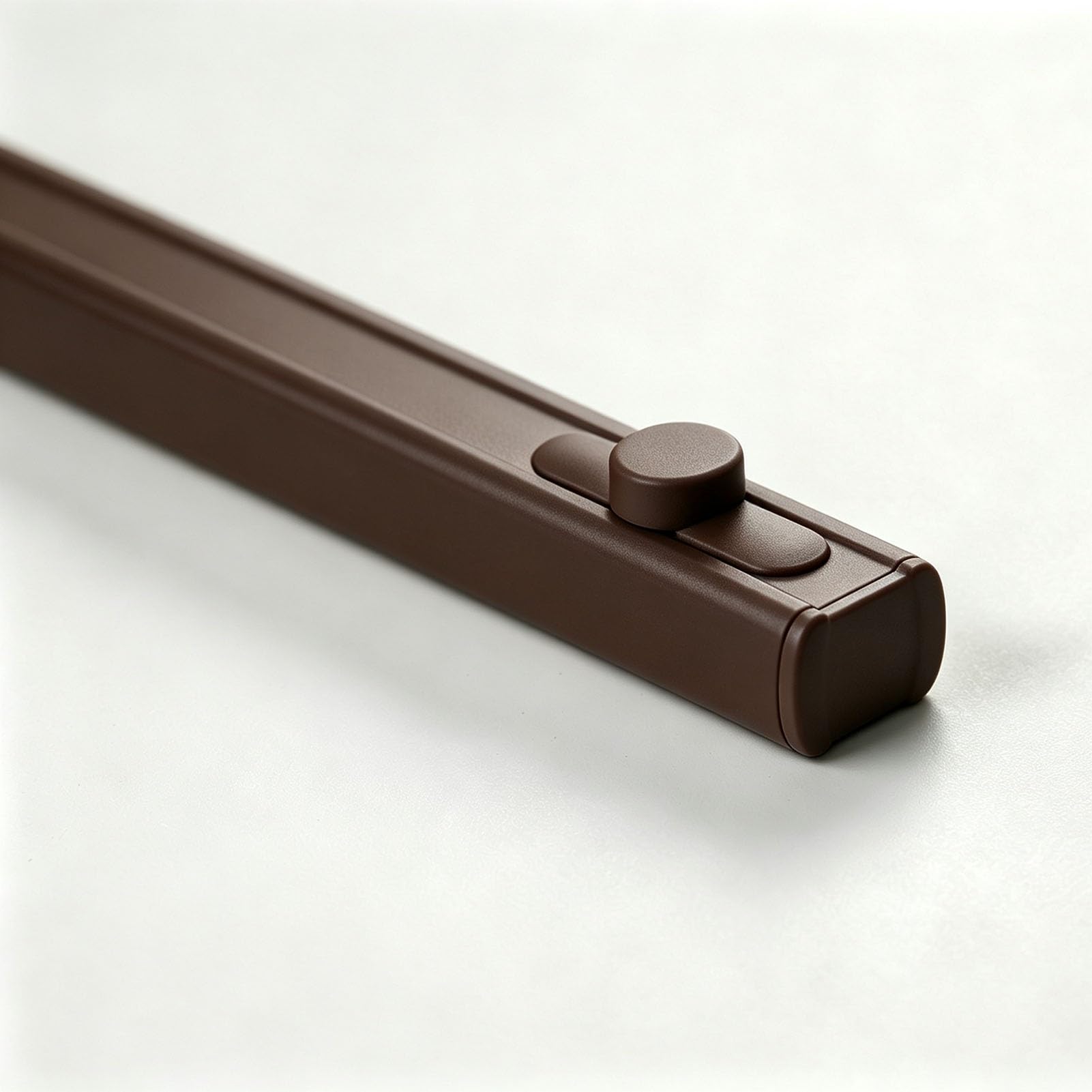 Inferriate per Finestre Barra di Sicurezza Flessibile Marrone per Finestre | Griglie di Sicurezza in Lega di Alluminio Rimovibili Senza Foratura per Animali e Bambini(1Pc,Inner Width-75cm/30")