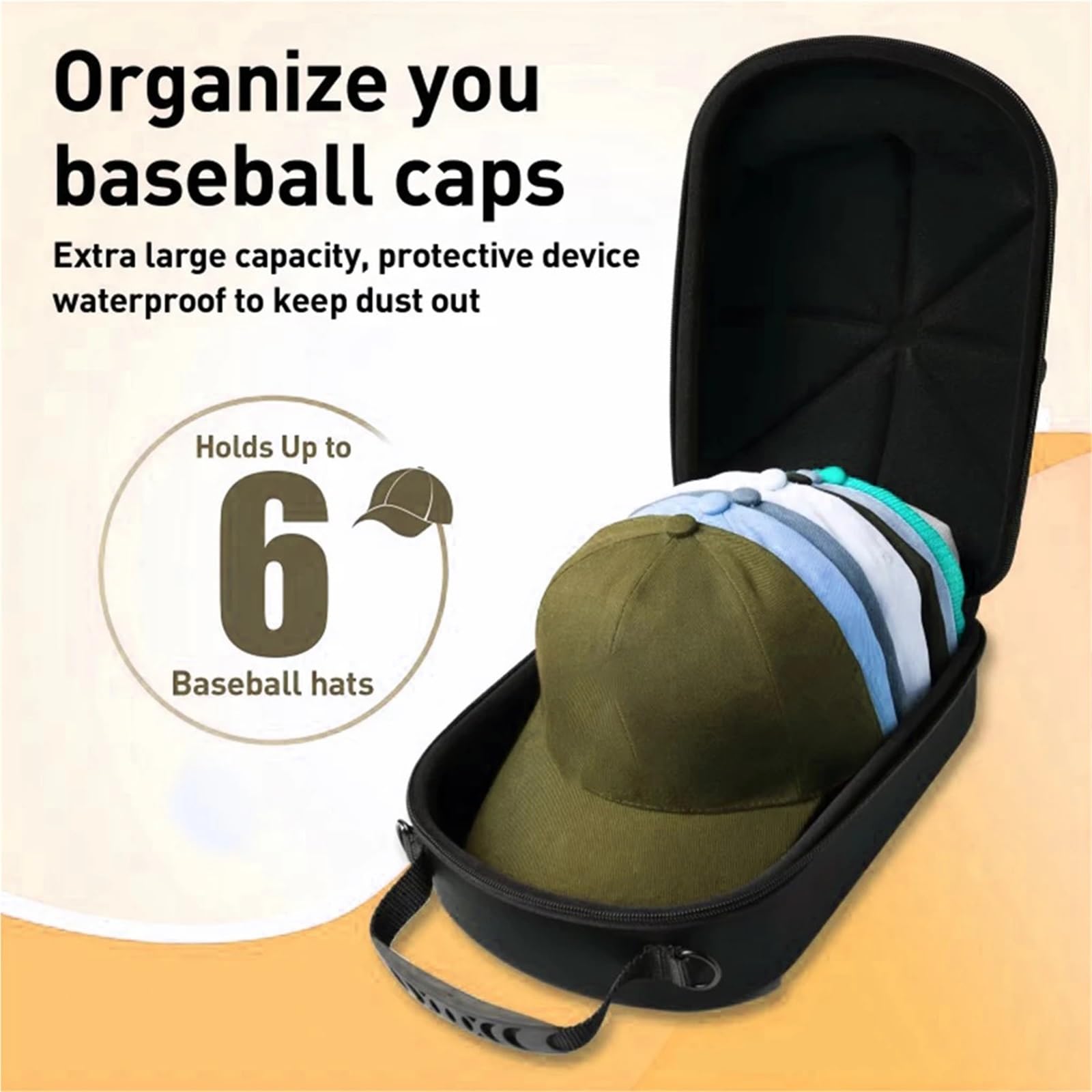 Custodia Rigida Per Berretto Custodia portatile for riporre i cappucci | Cappello a conchiglia rigida Cappello da viaggio for esterno Cappello protettivo Custodia