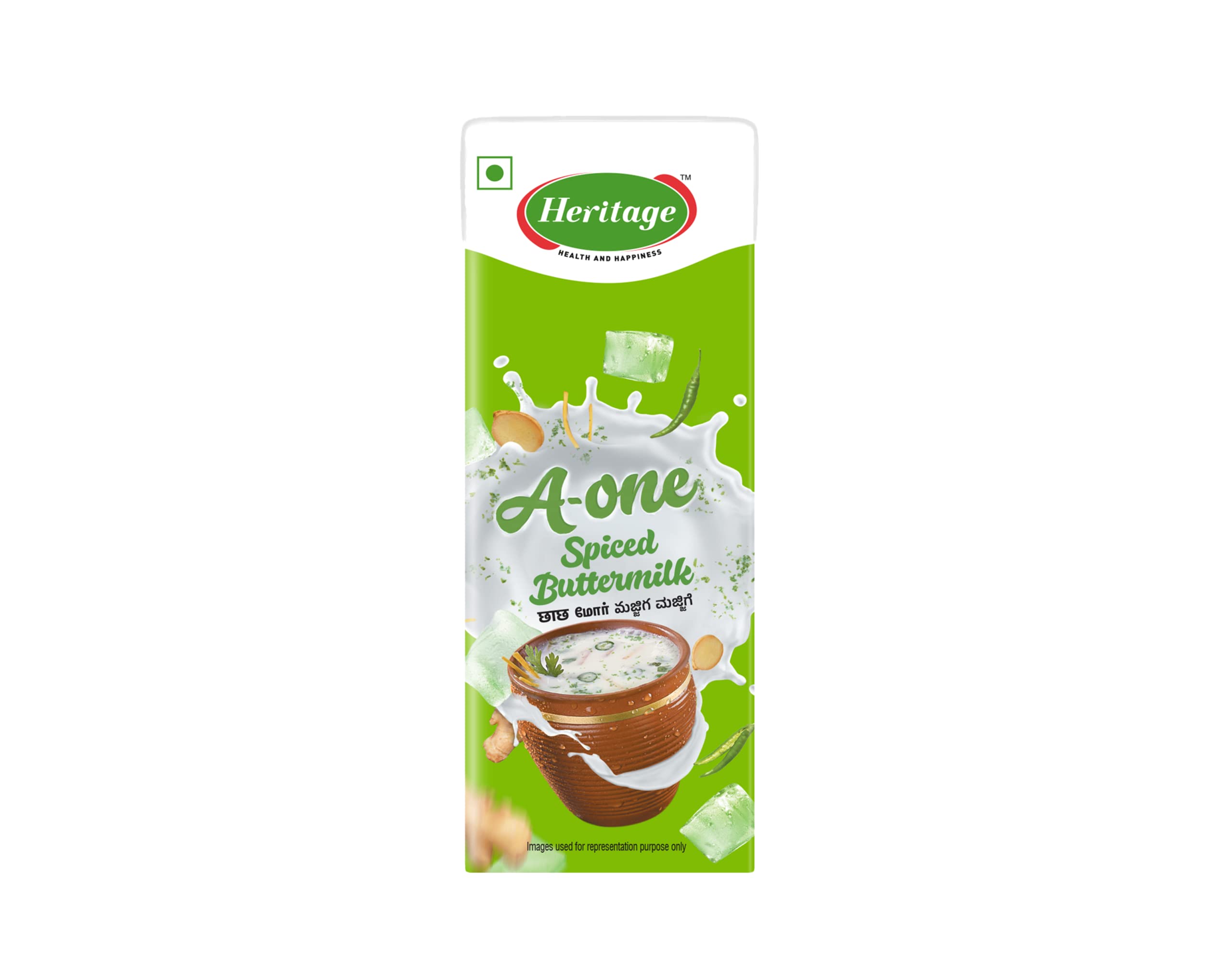 A-One Buttermilk, 180 Ml Tetra