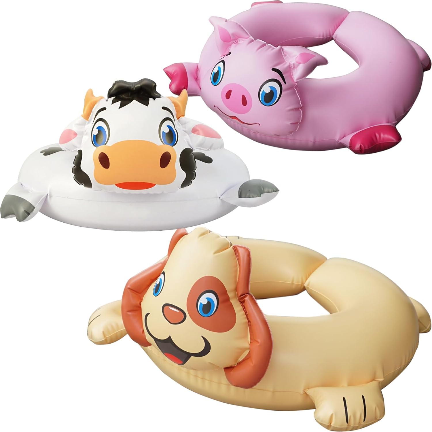 HOHQB Split Ring Floatie Kids Pool Floats Toddler Pool Floats for Kids Ages 3-8