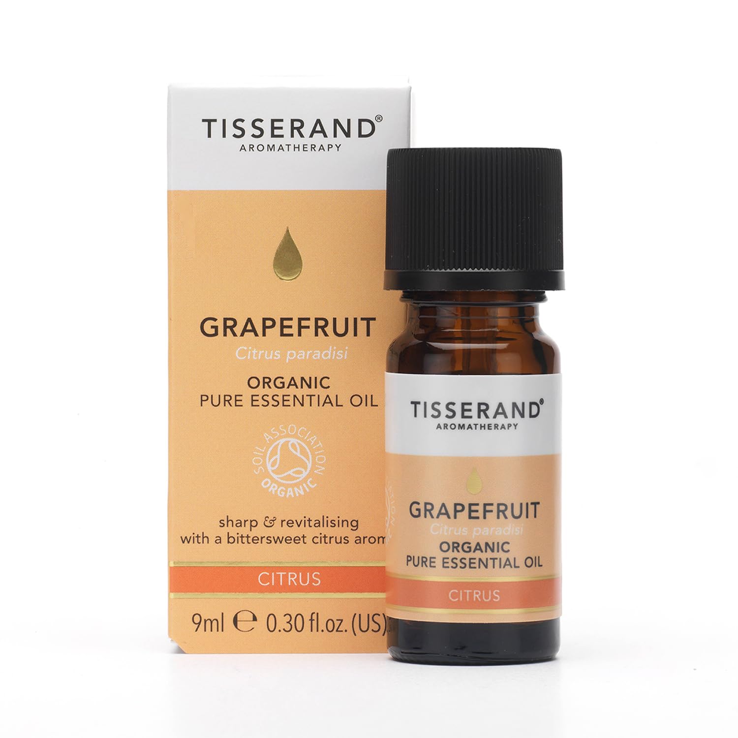 Tisserand Aromatherapy Grapefruit Organic Pure Essential Oil 9Ml
