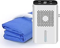 Vista 1 de Colchón de agua de enfriamiento, sistema de refrigeración de cama para personas que duermen con calor y sudores nocturnos, cubrecolchón refrigerado