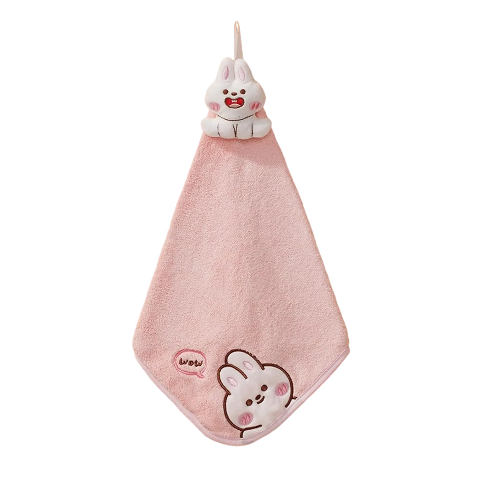 Woedpez Corals Velvets Hand Towel for Quick Drying, Soft and Absorbent Wash Cloth for Daily Use Animal Towels