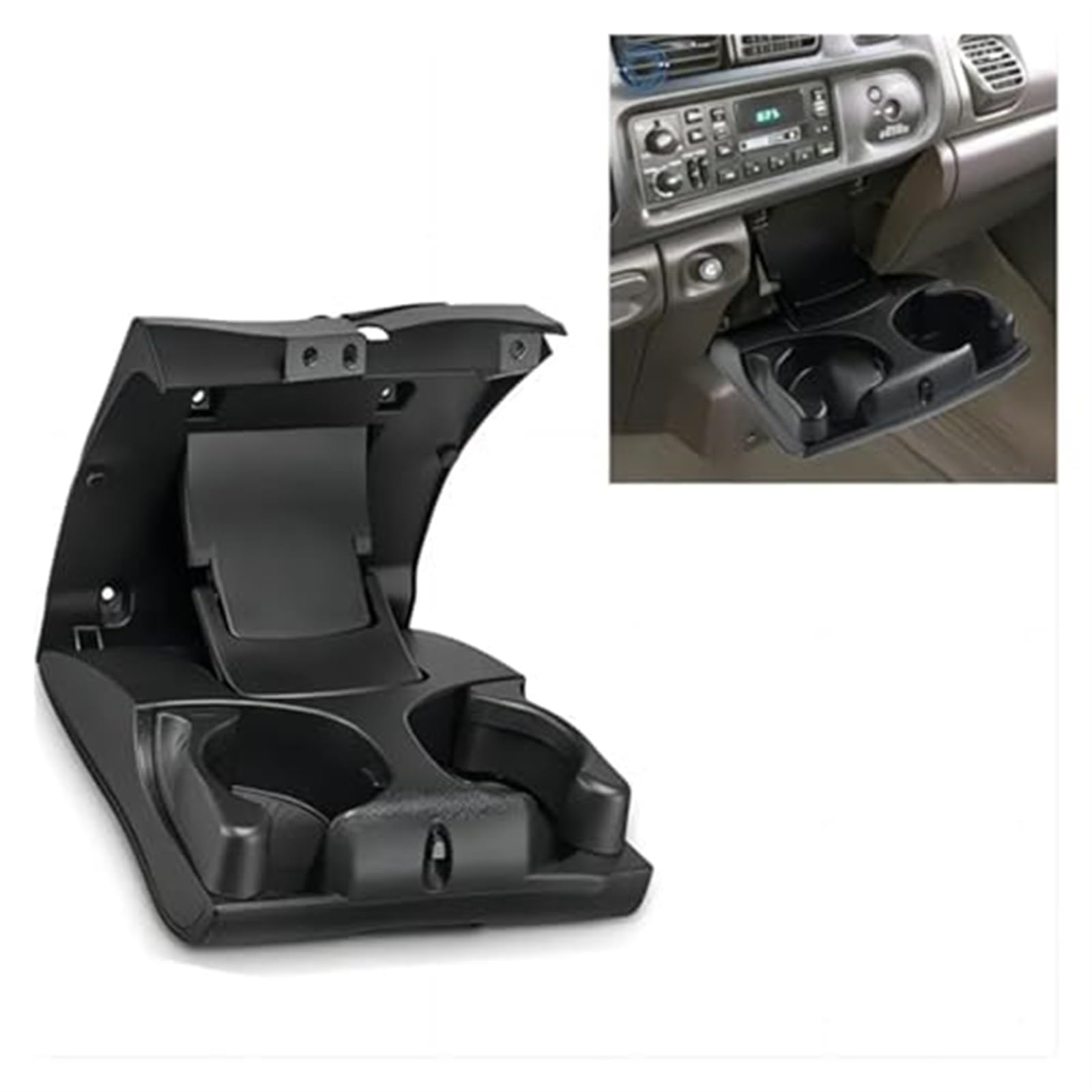Uchwyt na kubek w konsoli środkowej, dla DODGE, Ram 1500 1998-2001, dla DODGE, Ram 2500 3500 1998-2002 5FR421AZAE Uchwyt na kubek do samochodu Uchwyt na kubek samochodowy