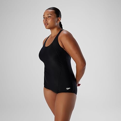 Miniatura 2 de Speedo - Traje de baño de una pieza para mujer dobladillo de princesa PowerFlex