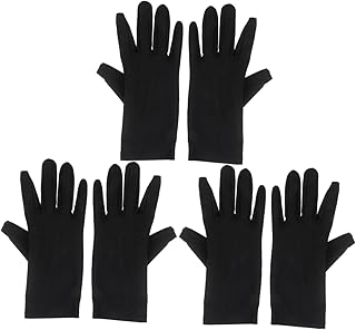 Beavorty 6 Pares De Luvas Brancas De Algodão Luvas De Forno Luvas Médicas Luvas De Trabalho Para Mulheres Luva Hidratante Traje Luvas De Proteção Luvas De Trabalho Luvas Brancas