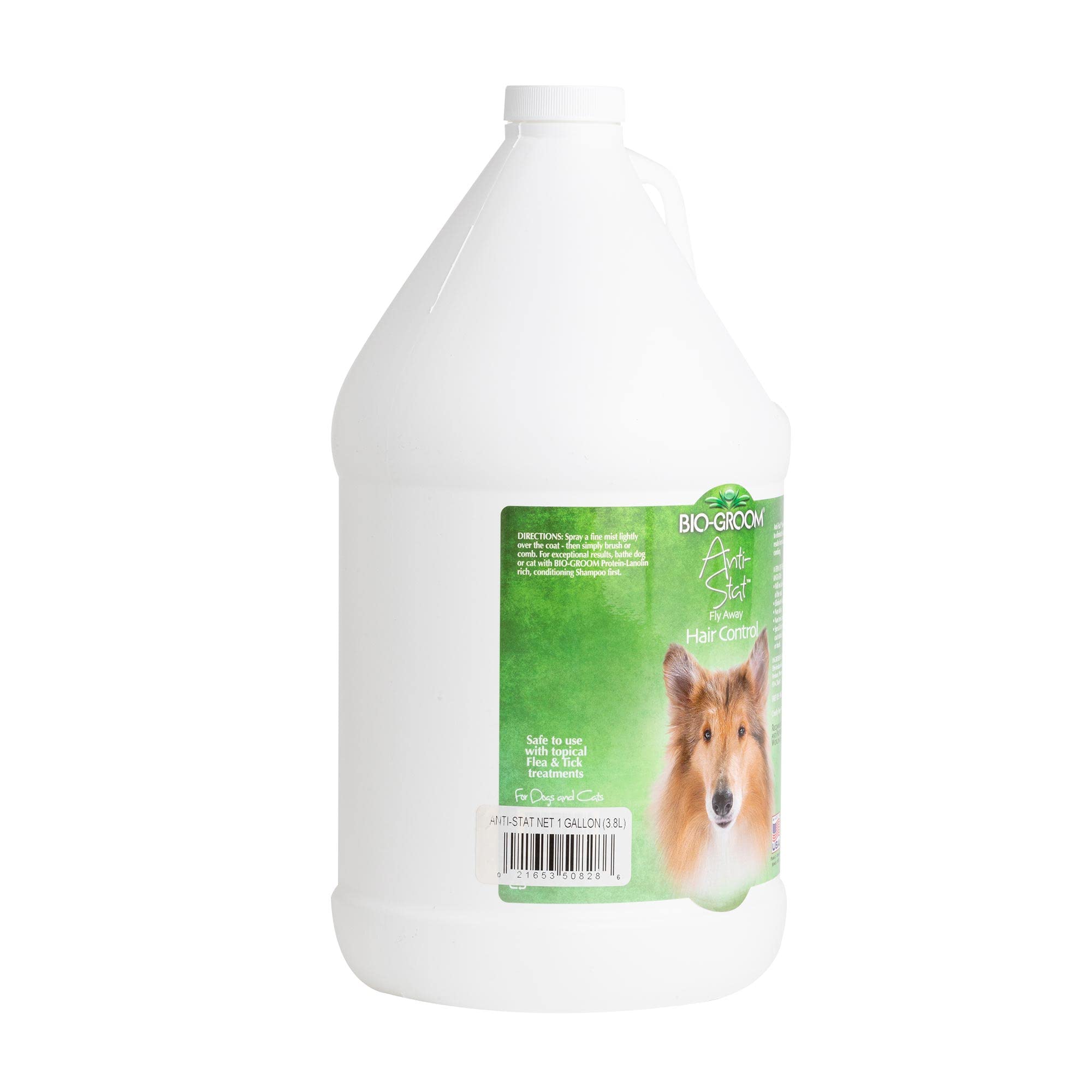 Bio-Groom Spray antistatique - Pour animaux de compagnie - Élimine l'électricité statique du pelage - Pour un pelage doux et soyeux - 3,8 l