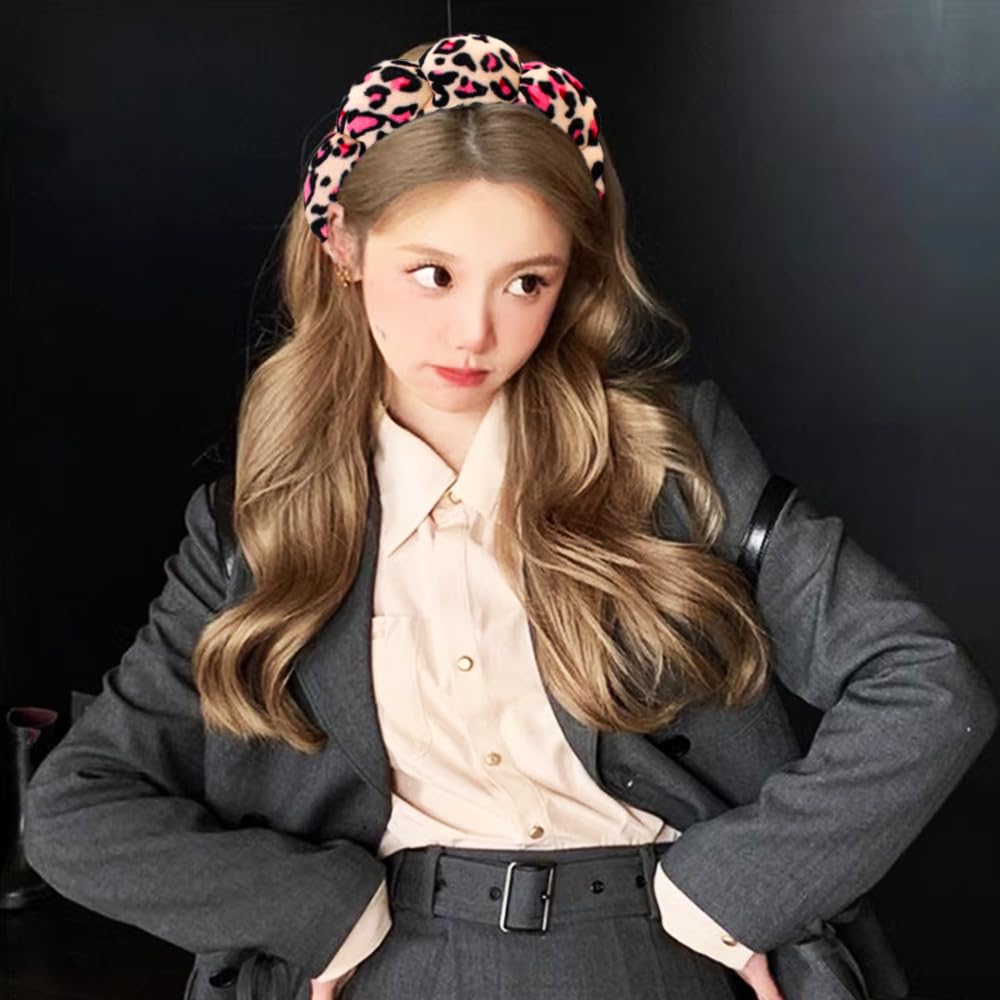 Opaski spa do mycia twarzy opaska na nadgarstek zestaw gąbka makijaż pielęgnacja skóry opaska na nadgarstek ręczniki bąbelkowe miękki ręcznik frotte tkanina opaska do włosów dla kobiet bufiaste