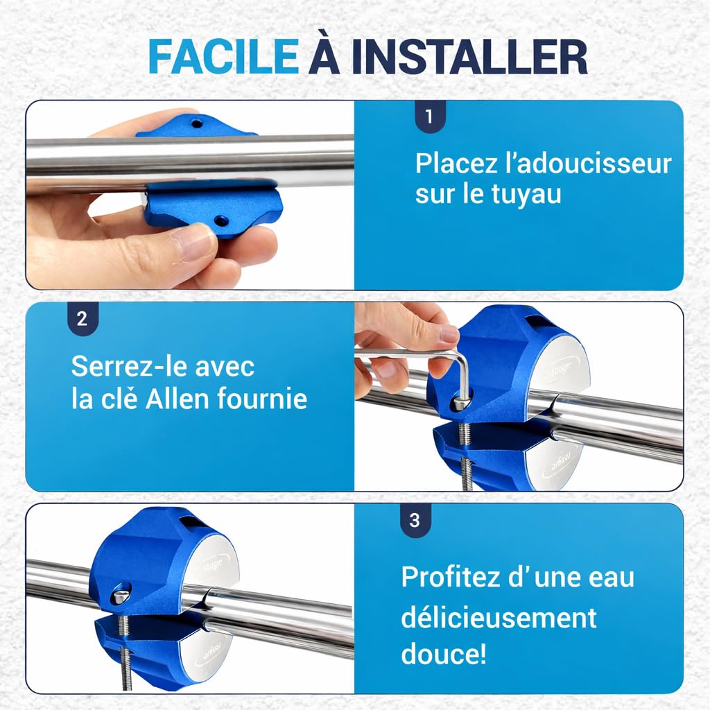 Adoucisseur d'eau (15001 Gauss)