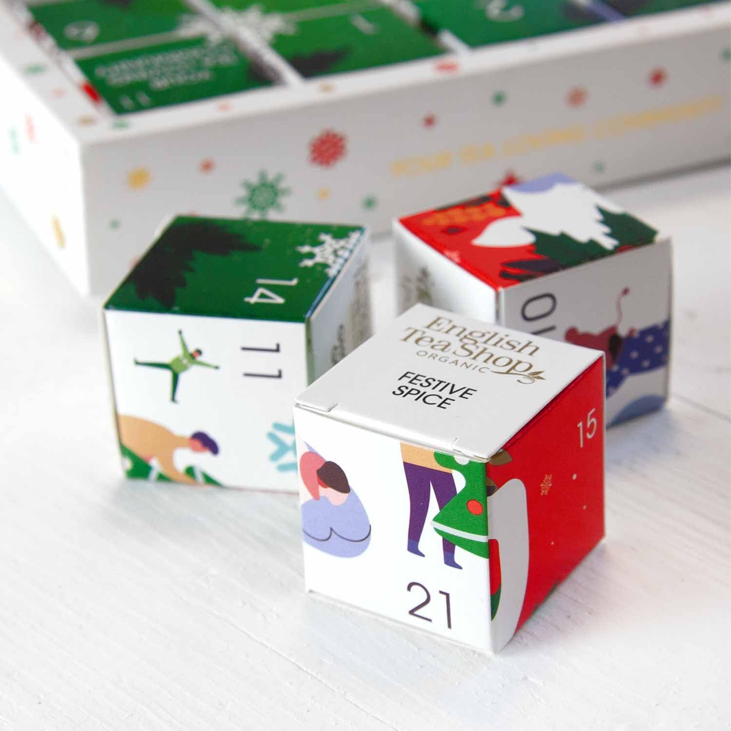 English Tea Shop - Tea Advent Calendar ("Green Puzzle" 25 boxes)