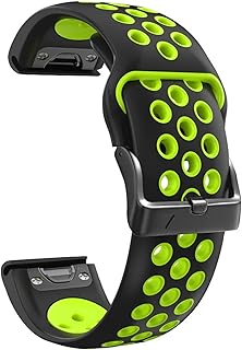 Smart Watch Band Silicone Replacement Straps for Garmin Fenix 7 7X 6 6X Pro 5 5X Plus 3 3 HR 935 Wristband Band 22 26mm Bracelet (Color : Color G, Size : 26mm Fenix 3 3HR)