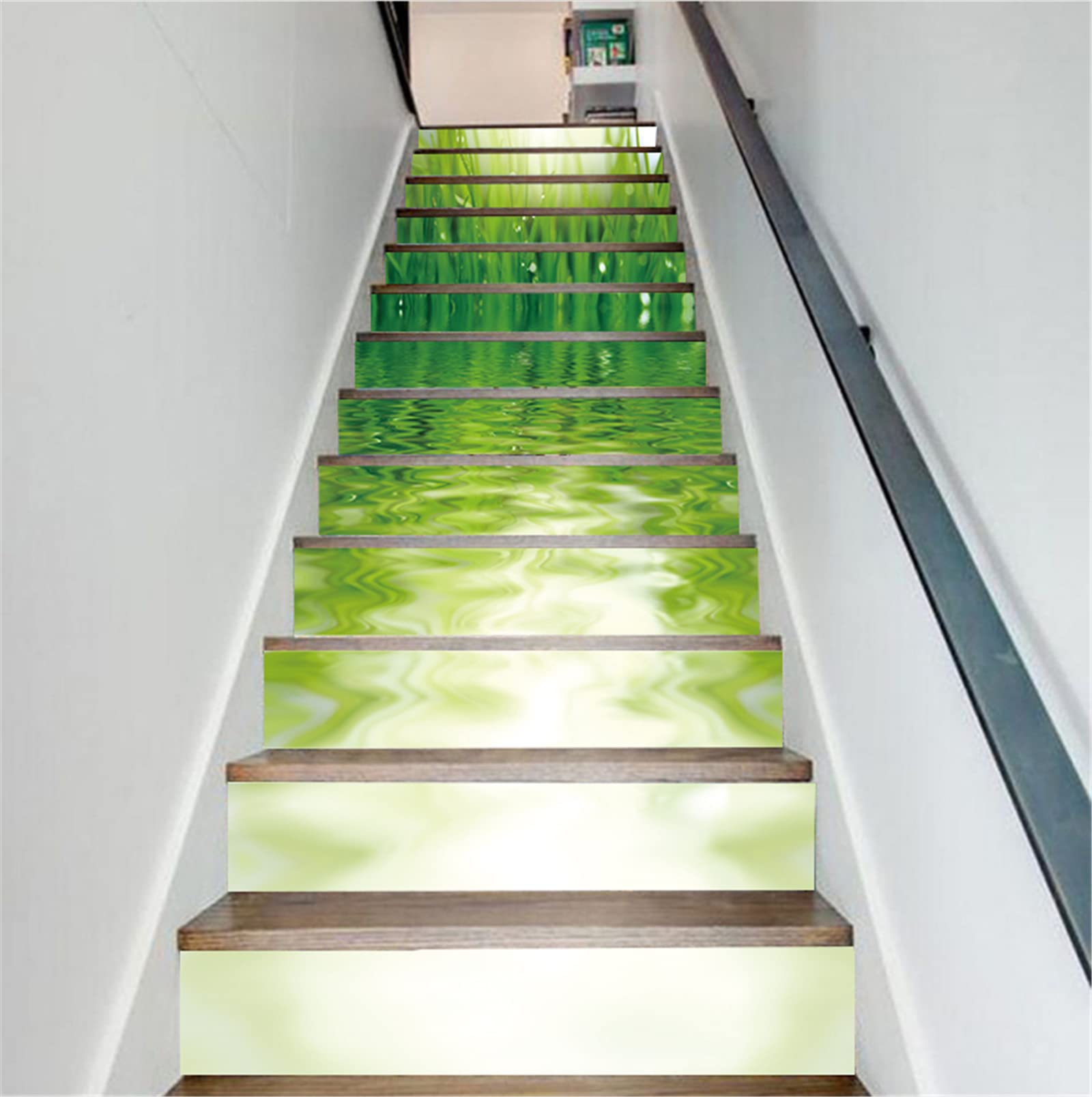 A.Monamour Halloween Treppenaufkleber - 3D Gruseldesign Für Treppen Und Wände