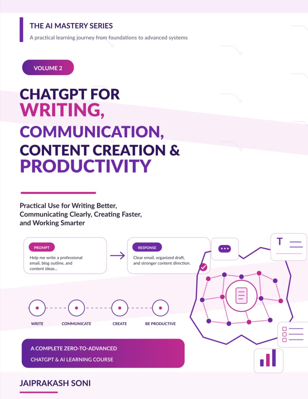 ChatGPT for Writing, Communication, Content Creation & Productivity: Practical Use for Writing Better, Communicating Clearly, Creating Faster, and Working Smarter (The AI Mastery Series)