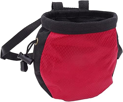Bolsas de tiza de escalada,Sin fugas Rock Climbing Strawstring Bag Drawstring Magnesia Sack,Equipo de equipo de escalada