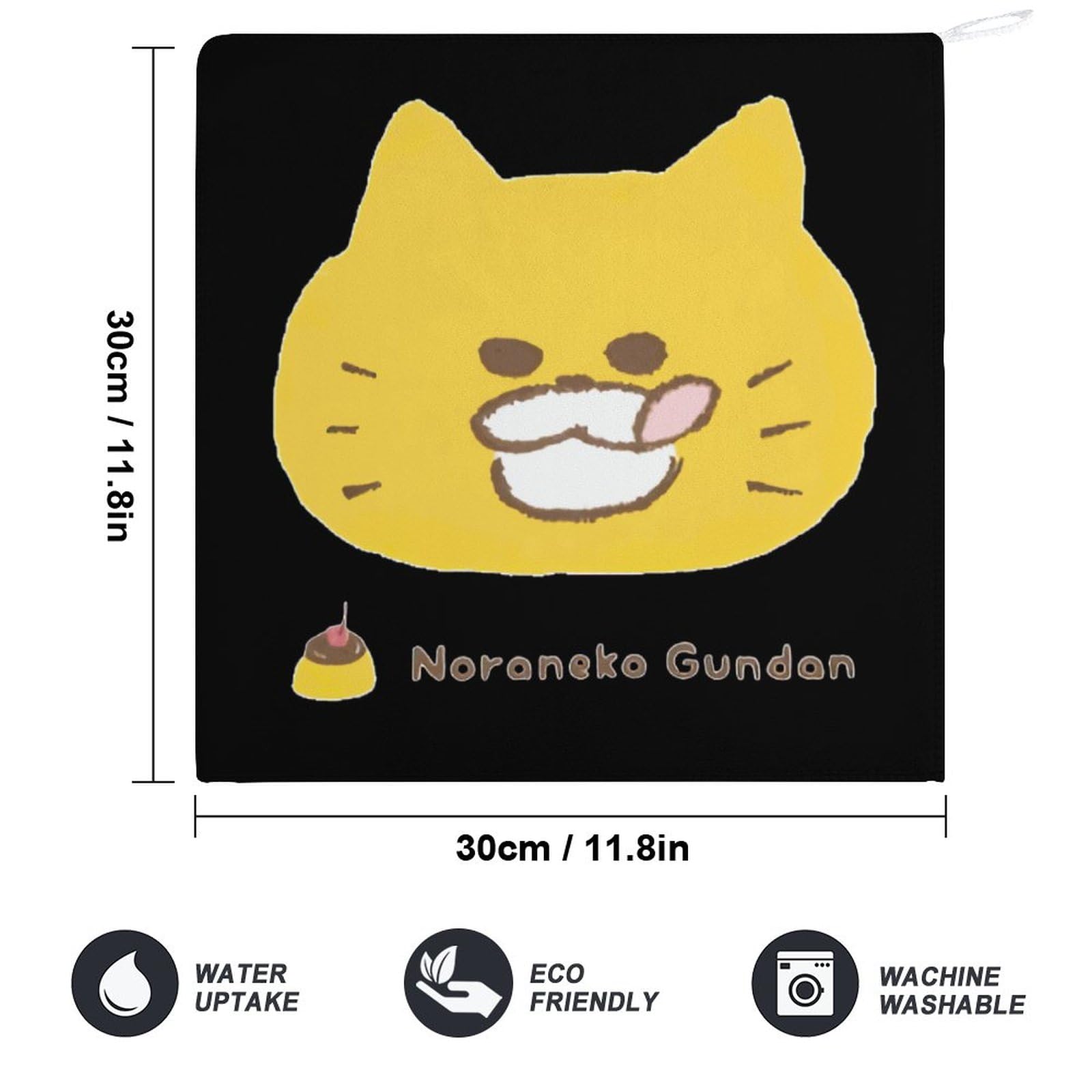 ノラネコ軍団 タオルハンカチ 約20cm x 20cm Amazon｜ノラネコぐんだん ハンカチタオル ループタオル タオル