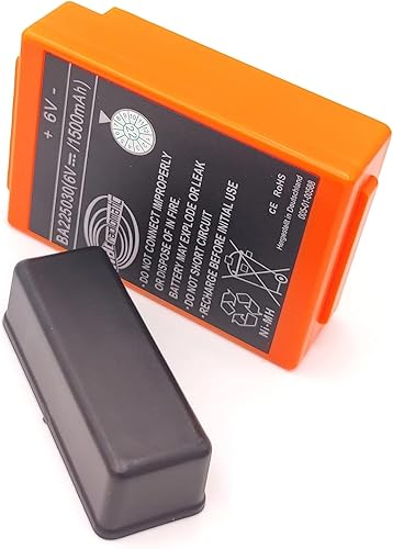 Miniatura 6 de ARrase Paquete de 5 baterías recargables BA225030 Ni-Mh 6V 2100mAh Batería radiomática HBC BA225030 para grúa HBC Control remoto Bomba de camión