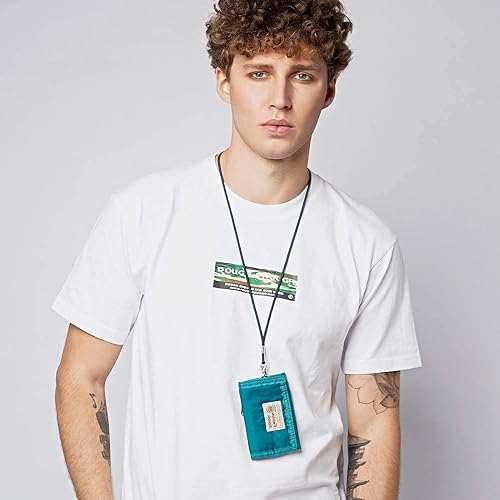 Miniatura 2 de Rough Enough - Juego de billeteras para niños y niñas con cordón y llavero