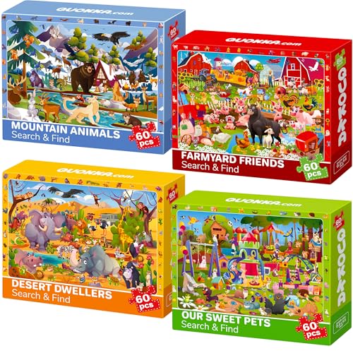 Puzzles Animales para Niños 3 a 6 años miniatura 1