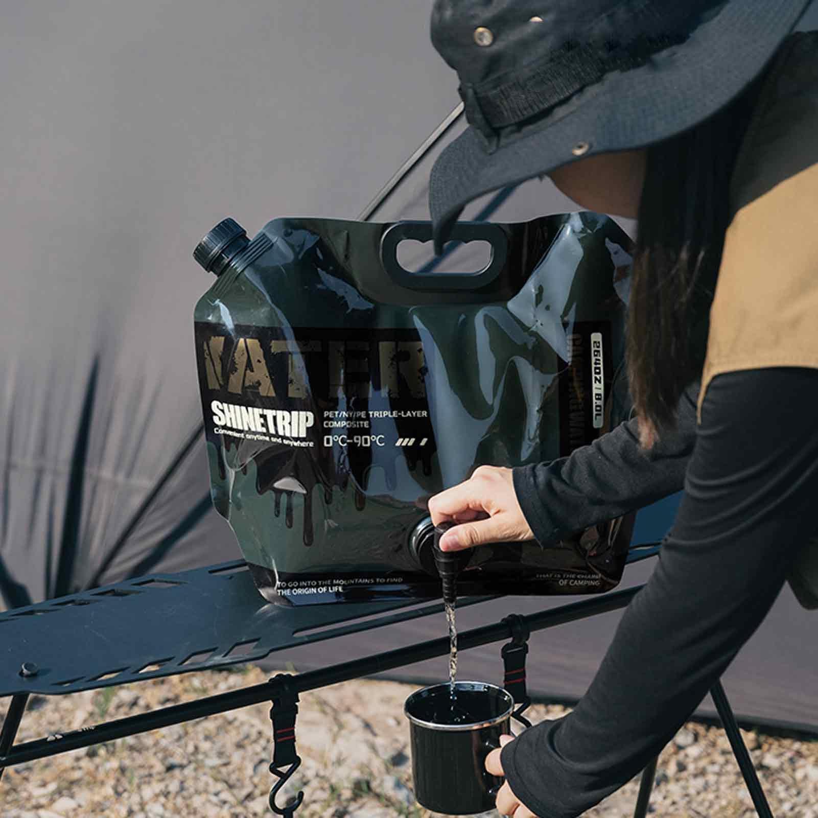Faltbarer Wasserbeutel 8 Liter Mit Zapfhahn: Leicht & Robust Für Camping Und Outdoor
