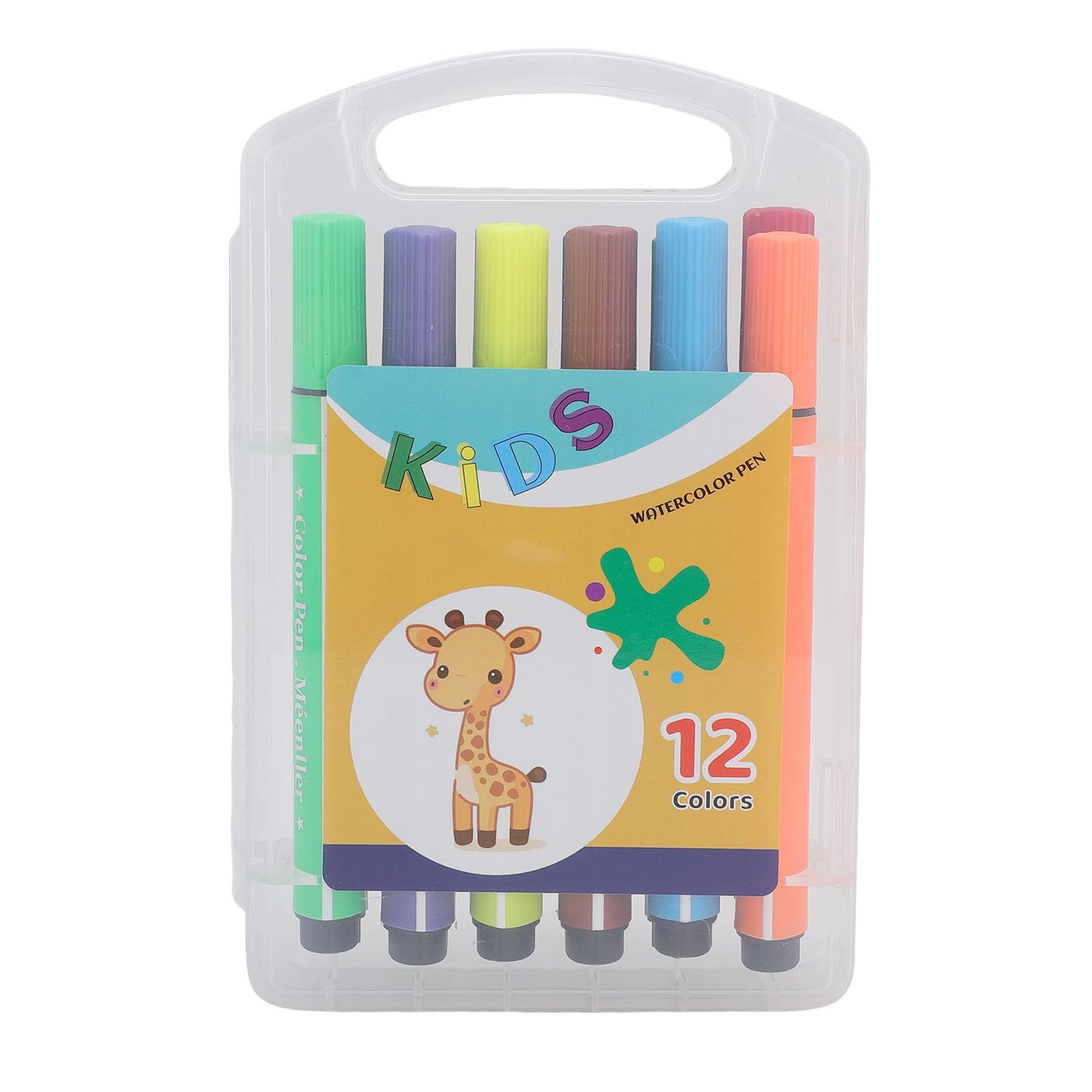 Cryfokt Robot de Dibujo para Niños, Robots de Dificultad Ajustable para Niños, Juguetes de Aprendizaje con 100 Tarjetas de Palabras, 12 Bolígrafos de Colores para Edades de 3 a 8 Años