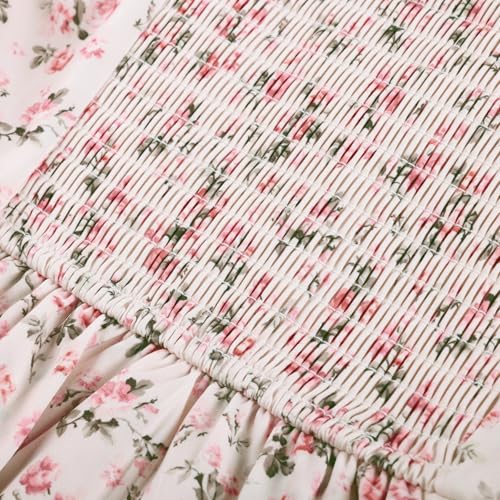 Scarlet Darkness Floral Mini Corset Dress Women Teens Sundress with Pockets — view 6