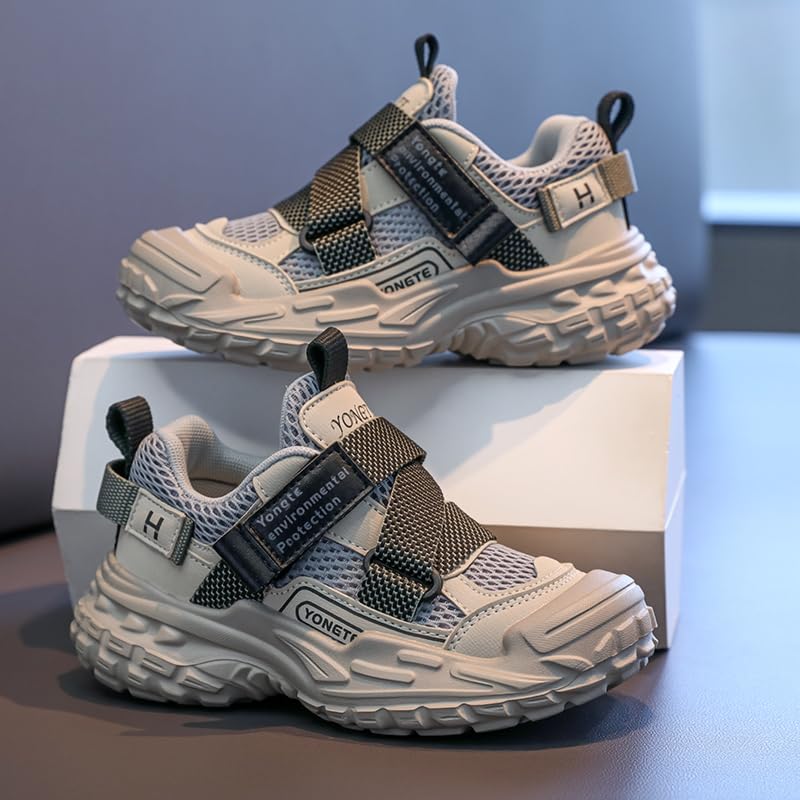 XCUT Kids Athletic Sneakers Mesh Breathable Lightweight Running Sports Training Shoes2