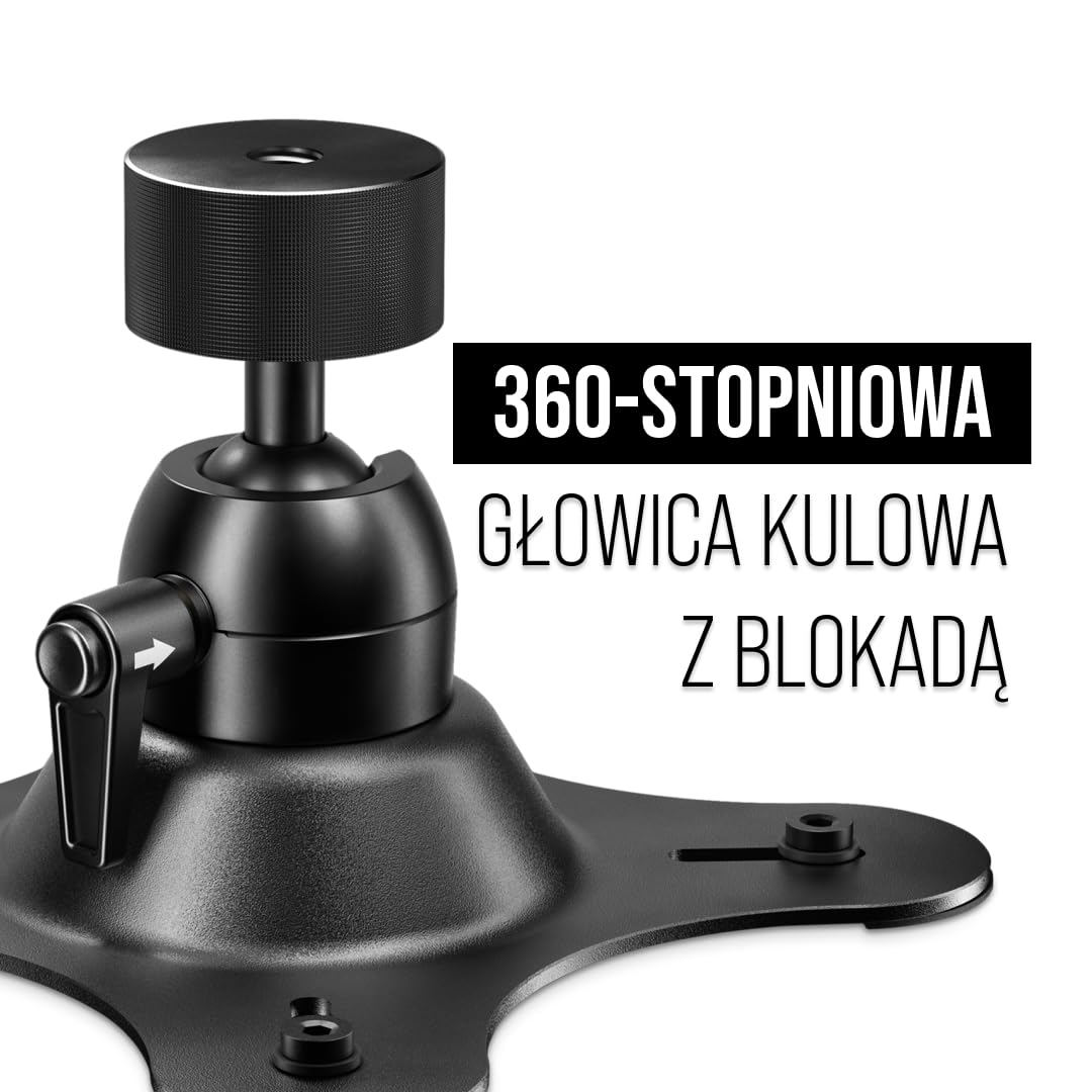 RØDE VESA Mount Regulowany system mocowania do RØDECaster Pro II dla stabilnego i regulowanego montażu (mocowania 75mm i 100mm)