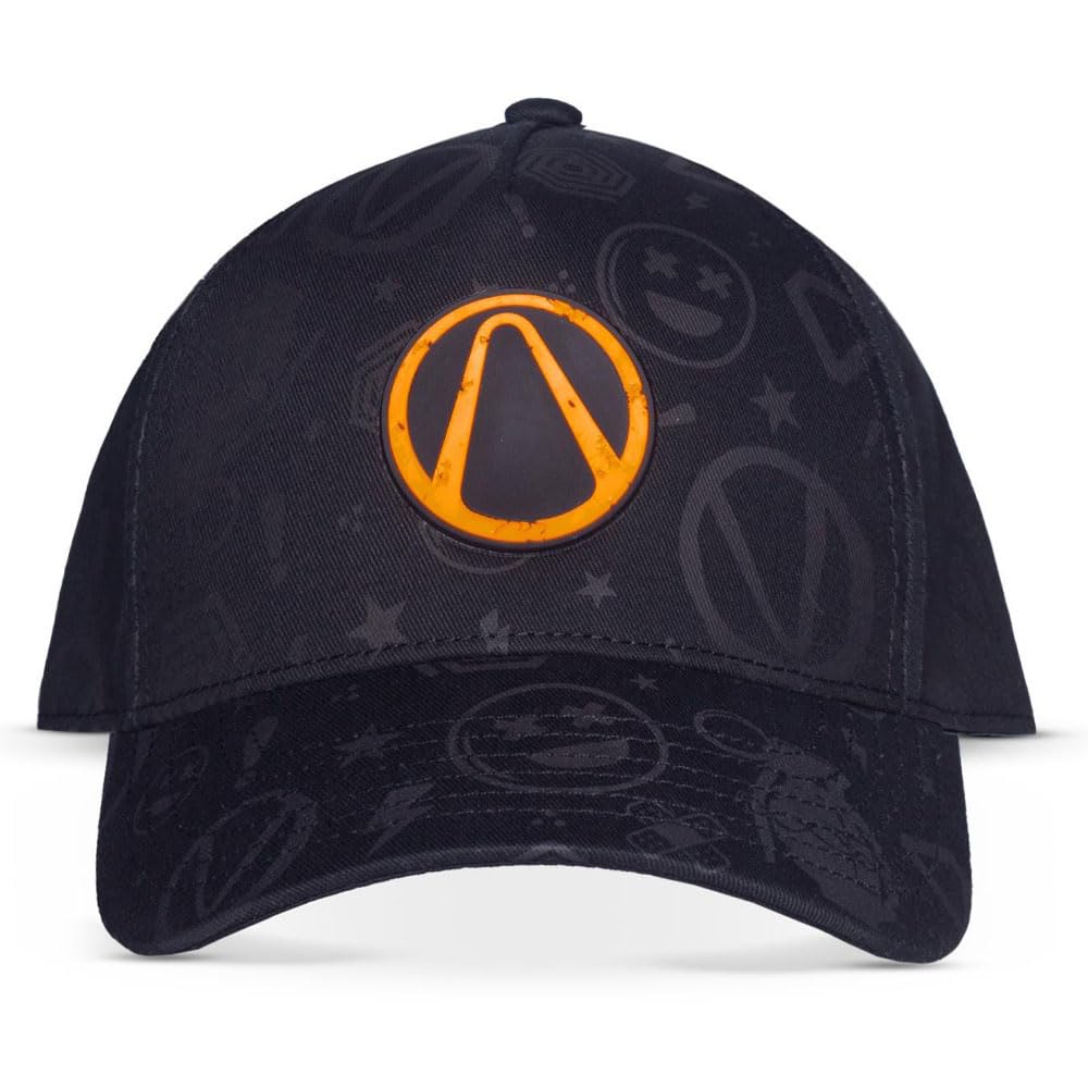 OFFICIAL BORDERLANDS SYMBOL BLACK PRINT STRAPBACK BASEBALL CAP