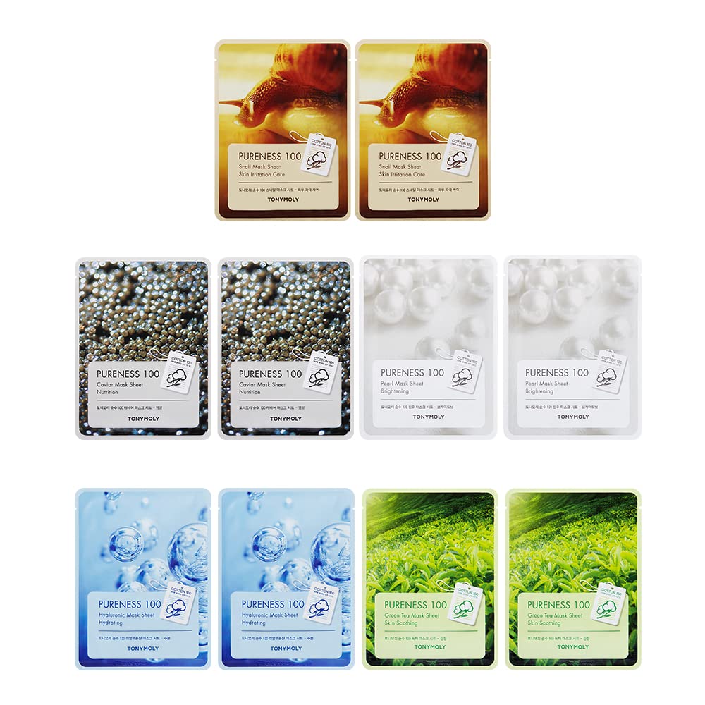 Pureness Sheet Mask Combo, 10 Count